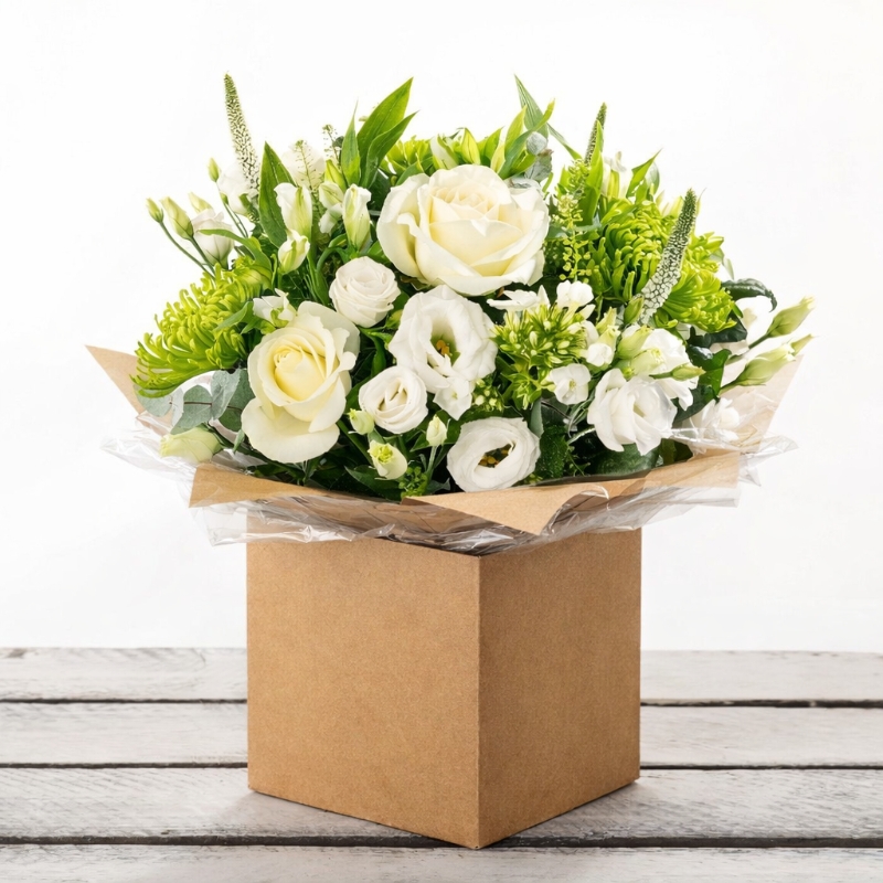 Simply White Handtied