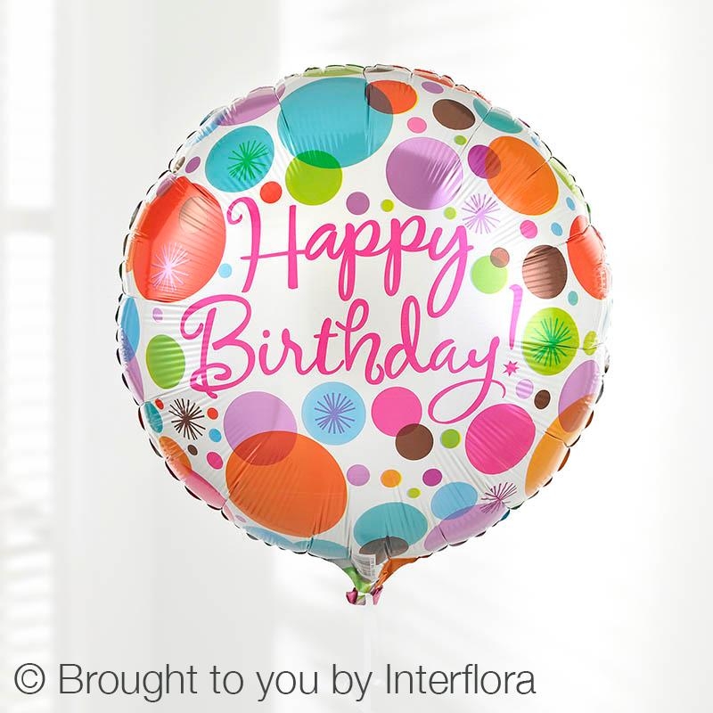 Happy Birthday Balloon buy online or call 01639 881 264