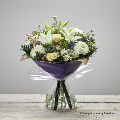 Twinkling Whites Hand tied