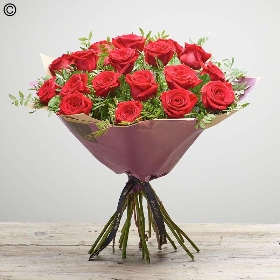 Sumptuous 18 Red Rose Bouquet