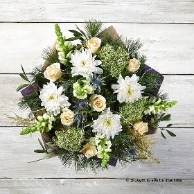 Sparkling Winter Wishes Hand tied