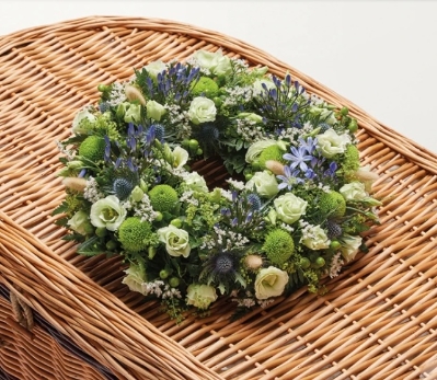 Blue & Green Wreath