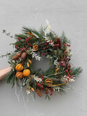 Clementine & Berry Wreath