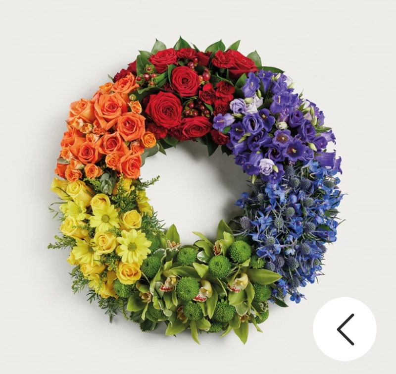 Rainbow Wreath