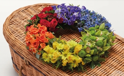 Rainbow Wreath