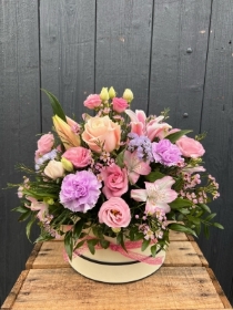 Pink Crumble Hatbox