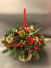 Candle Berry Birch Pot