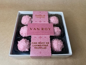 Van Roy Pink Marc De Champagne Truffles