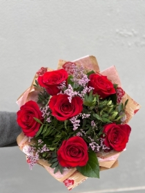 Six Red Roses