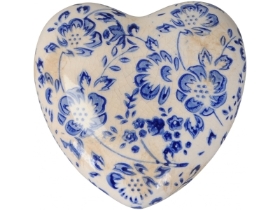 FLORAL DECORATIVE HEART, LARGE