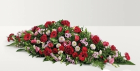 Flower Box Choice Red & Pink Casket Spray