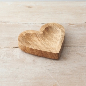 Natural Wooden Heart