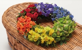 Rainbow Wreath