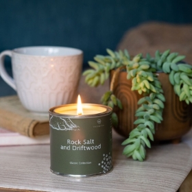 Rock Salt & Driftwood Candle