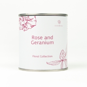 Rose and Geranium Soy Candke