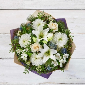 Twinkling White Handtied