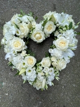 White Open Heart