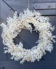 Winter Ruscus Luxe Wreath
